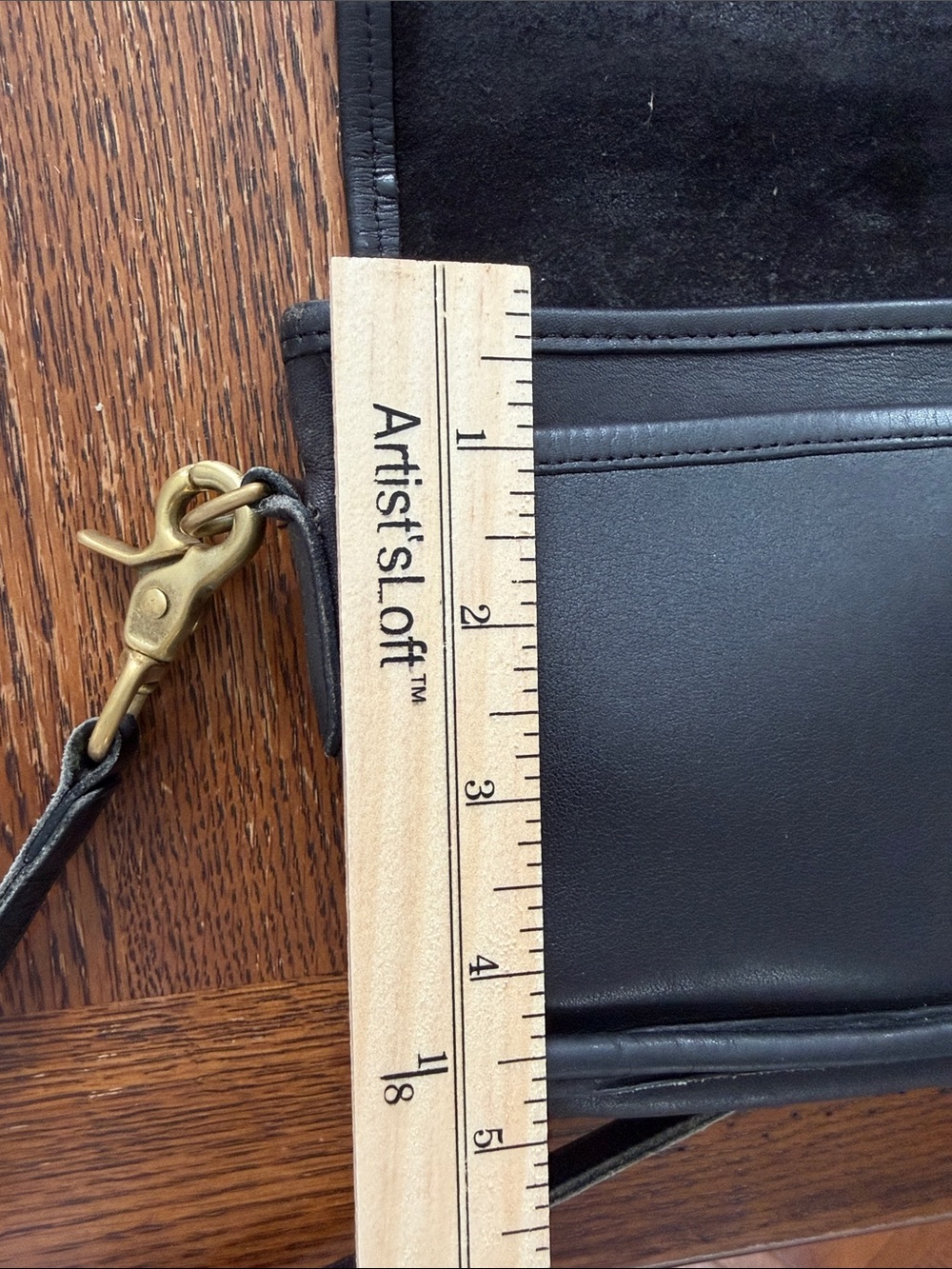 Vintage Coach Black Turnlock Crossbody | Made in USA | Restored Leather - Picture 16 of 16